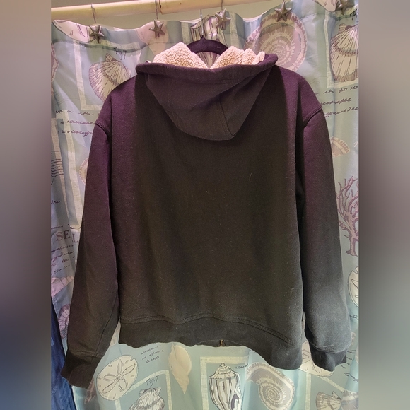 Moose Creek Black Hoodie with Cream Lining - Picture 5 of 8